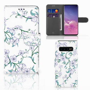 Samsung Galaxy S10 Uniek Hoesje Blossom White