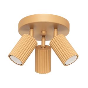 Plafondlamp KARBON 3P goud