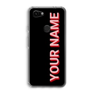 Namecase: Google Pixel 3a Transparant Hoesje