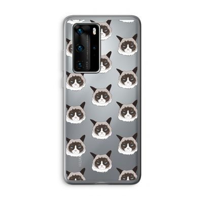 It's a Purrr Case: Huawei P40 Pro Transparant Hoesje