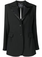 Ermanno Scervino blazer Cady à découpes - Noir - thumbnail