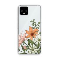 Floral bouquet: Pixel 4 Transparant Hoesje