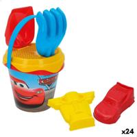 Strandspeelgoedset Cars Ø 14 cm (24 Stuks)