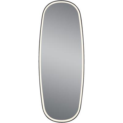 Spiegel - Livion Nada - Hangspiegel - 60x160cm - Zwart - Metaal