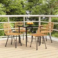 5-delige Tuinset poly rattan