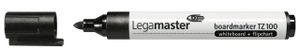 Viltstift Legamaster TZ100 whiteboard rond zwart 1.5-3mm
