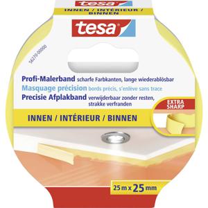 tesa PRECISION INDOOR 56270-00000-01 Maskeertape tesa Geel (l x b) 25 m x 25 mm 1 stuk(s)