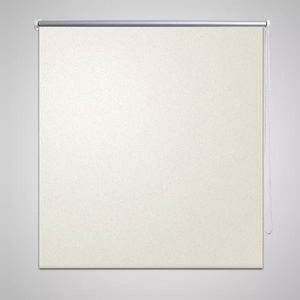 VidaXL Rolgordijn verduisterend 80 x 175 cm crême