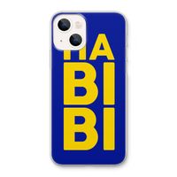 Habibi Blue: iPhone 13 Transparant Hoesje