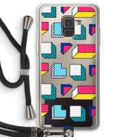 8-bit N°7: Samsung Galaxy A8 (2018) Transparant Hoesje met koord