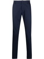 DONDUP pantalon chino à coupe droite - Bleu