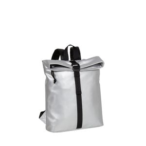 New Rebels Mart Los Angeles Metallic Zilver 7L Rolltop Rugzak Waterafstotend