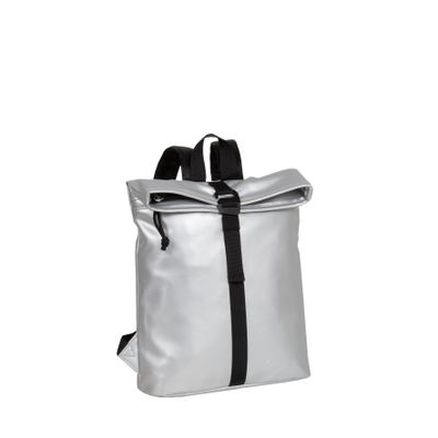 New Rebels Mart Los Angeles Metallic Zilver 7L Rolltop Rugzak Waterafstotend