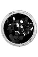 PXP biodegradable chunky glitter 2.5 gr. pitch black