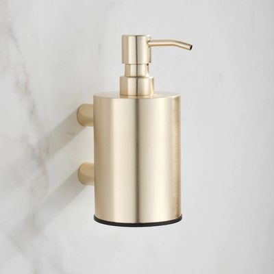 Zeepdispenser BWS Academy Geborsteld Messing