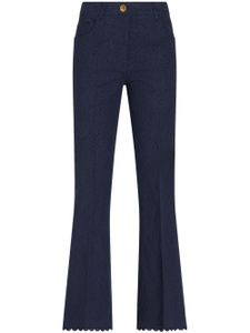 ETRO pantalon fuselé à motif cachemire - Bleu