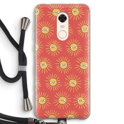 Zon: Xiaomi Redmi 5 Transparant Hoesje met koord