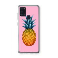 Grote ananas: Samsung Galaxy A21s Transparant Hoesje