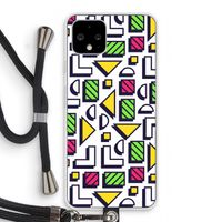 8-bit N°4: Pixel 4 Transparant Hoesje met koord