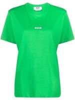 MSGM t-shirt à logo imprimé - Vert