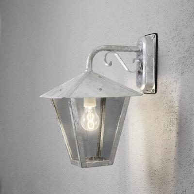 Konstsmide Benu Down 435-320 Buitenlamp (wand) Spaarlamp, LED E27 100 W Staal