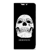 Mobiel BookCase Samsung Galaxy A33 5G Skull Eyes - thumbnail