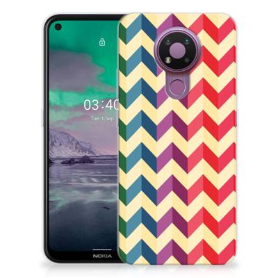 Nokia 3.4 | TPU bumper | Zigzag Multi Color Nokia 3.4 | TPU bumper | Zigzag Multi Color