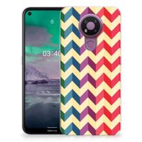 Nokia 3.4 | TPU bumper | Zigzag Multi Color