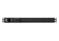 ATEN PE0218SG 1HE 16A 18-poorts basis PDU met overspanningsbeveiliging - thumbnail