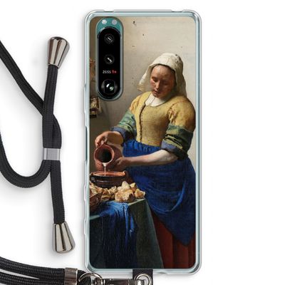 The Milkmaid: Sony Xperia 5 III Transparant Hoesje met koord