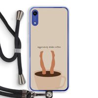 Aggressively drinks coffee: Honor Play 8A Transparant Hoesje met koord