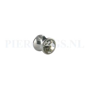 Plug met kristal 9 mm 9 mm