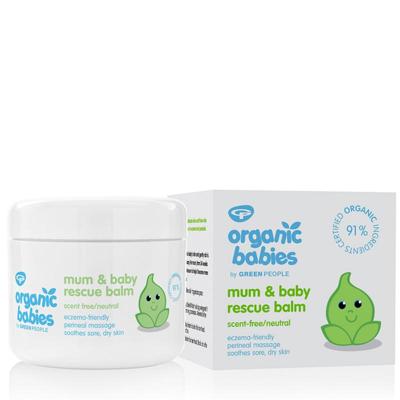 Green People Organic babies mum & baby rescue balm scent free