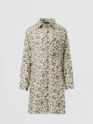 Overhemdjurk met bloemenprint