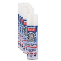 Sneeuwspray - 5x - spuitbus - 600 ml - spuitsneeuw - nepsneeuw - sneeuwversiering