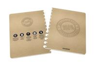 Schrift adoc bio a4 ruit 4x8mm 144pag 90gr kraft