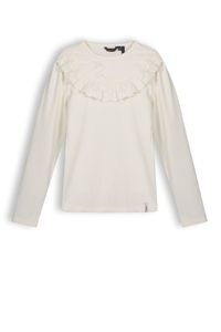 NoNo Meisjes shirt - Kilian - Pearled ivory