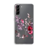 Mooie bloemen: Samsung Galaxy S21 Plus Transparant Hoesje