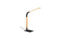 Trio Flexibele tafellampNorris zwart met hout - 545210132