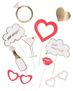 HEMA Party Props Bruiloft 12-delig