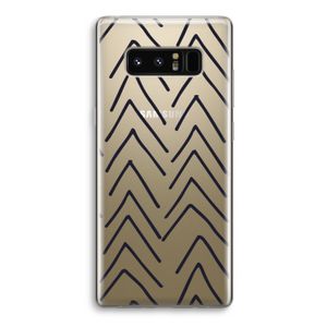 Marrakech Arrows: Samsung Galaxy Note 8 Transparant Hoesje