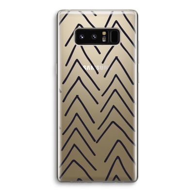 Marrakech Arrows: Samsung Galaxy Note 8 Transparant Hoesje