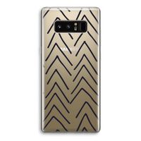 Marrakech Arrows: Samsung Galaxy Note 8 Transparant Hoesje