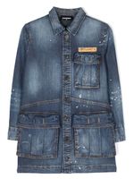 DSQUARED2 KIDS robe en jean à manches longues - Bleu