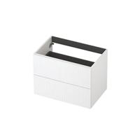 INK - Onderkast 2L Gelakt Gefreesd Tbv Greep - 700x450x520 Mm - Mat Wit