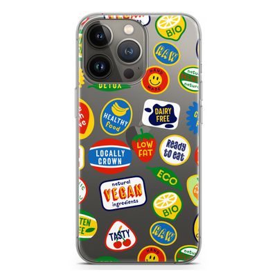 Fruitsticker: iPhone 13 Pro Transparant Hoesje