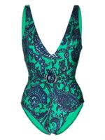 ZIMMERMANN maillot de bain Tiggy à motif cachemire - Bleu