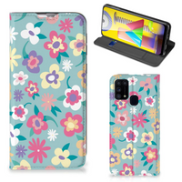 Samsung Galaxy M31 Smart Cover Flower Power