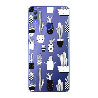 Cactusmotief: Honor Note 10 Transparant Hoesje