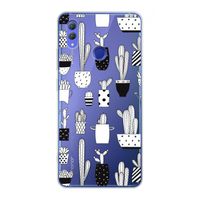 Cactusmotief: Honor Note 10 Transparant Hoesje